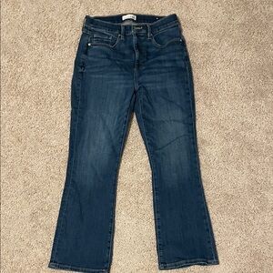 LOFT Dark Blue Flare Jeans